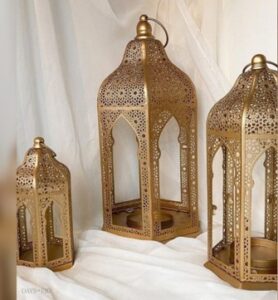 Handcrafted iron Moroccan lantern