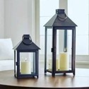 Rajasthani handicraft lantern with glass panels for ethnic decor